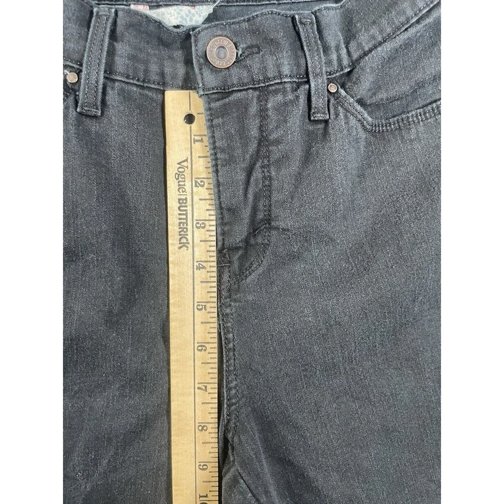 Levi's Jeans Women's 8 Black Cropped Baggy Loose Fit Pants - Picture 10 of 11